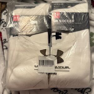 Under Armour White UA Soccer Socks